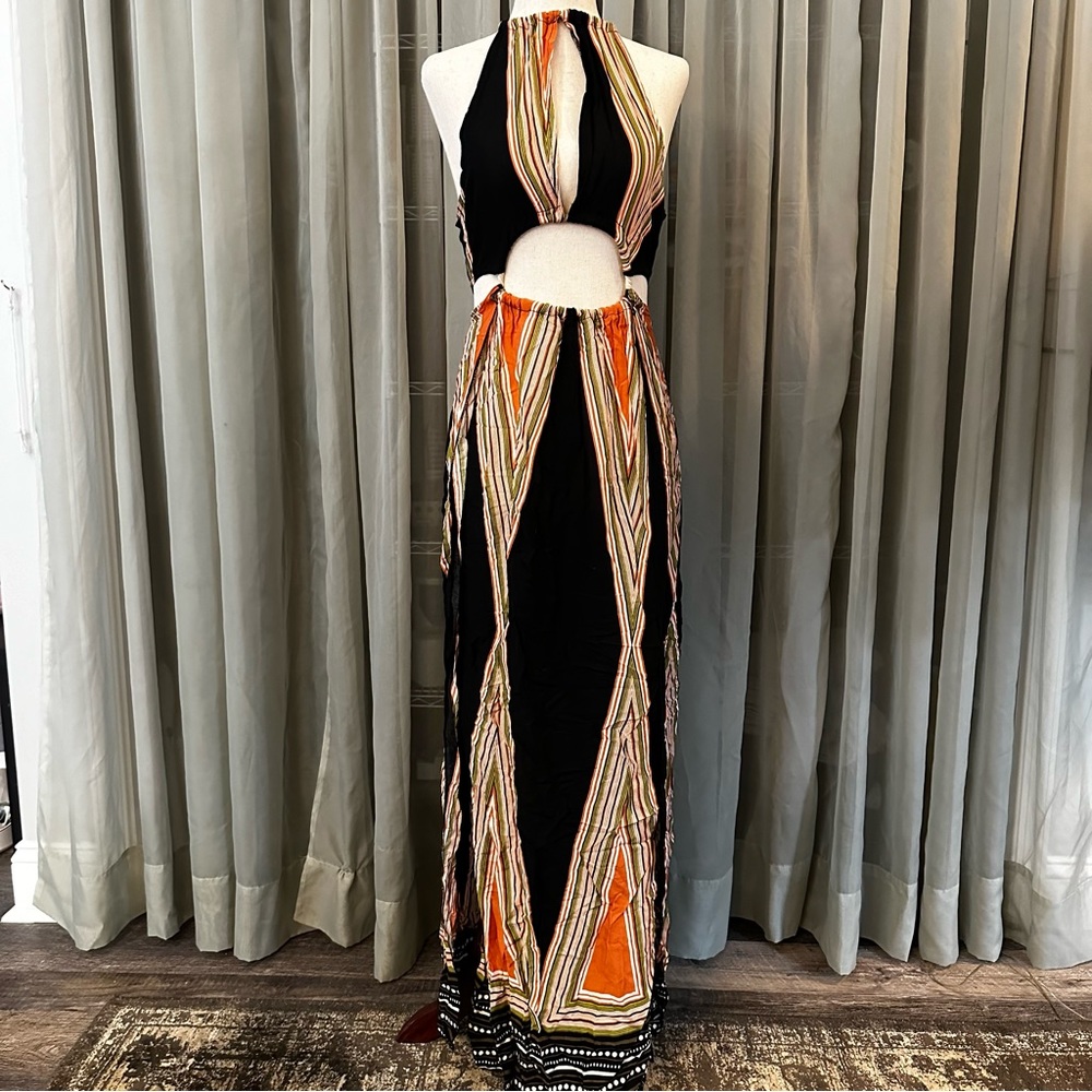 BiuBiu // Sexy Halter Summer Beach Party Maxi Dress